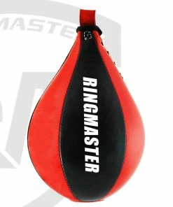 RingMaster Sports Speed Ball Synthetic Leather Red/Black Training