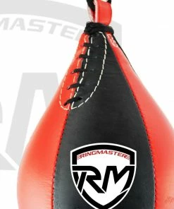 RingMaster Sports Speed Ball Synthetic Leather Red/Black Training