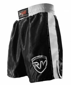 RingMaster Sports BoxR Kids Boxing Shorts Black