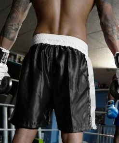 RingMaster Sports BoxR Senior Boxing Shorts Black