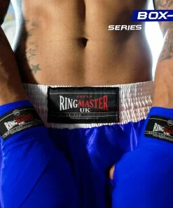 RingMaster Sports BoxR Senior Boxing Shorts Blue