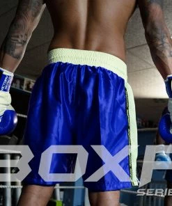 RingMaster Sports BoxR Senior Boxing Shorts Blue