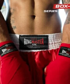 RingMaster Sports BoxR Kids Boxing Shorts Red