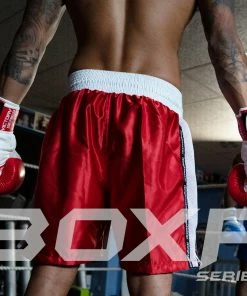 RingMaster Sports BoxR Kids Boxing Shorts Red