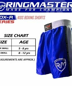 RingMaster Sports BoxR Kids Boxing Shorts Blue