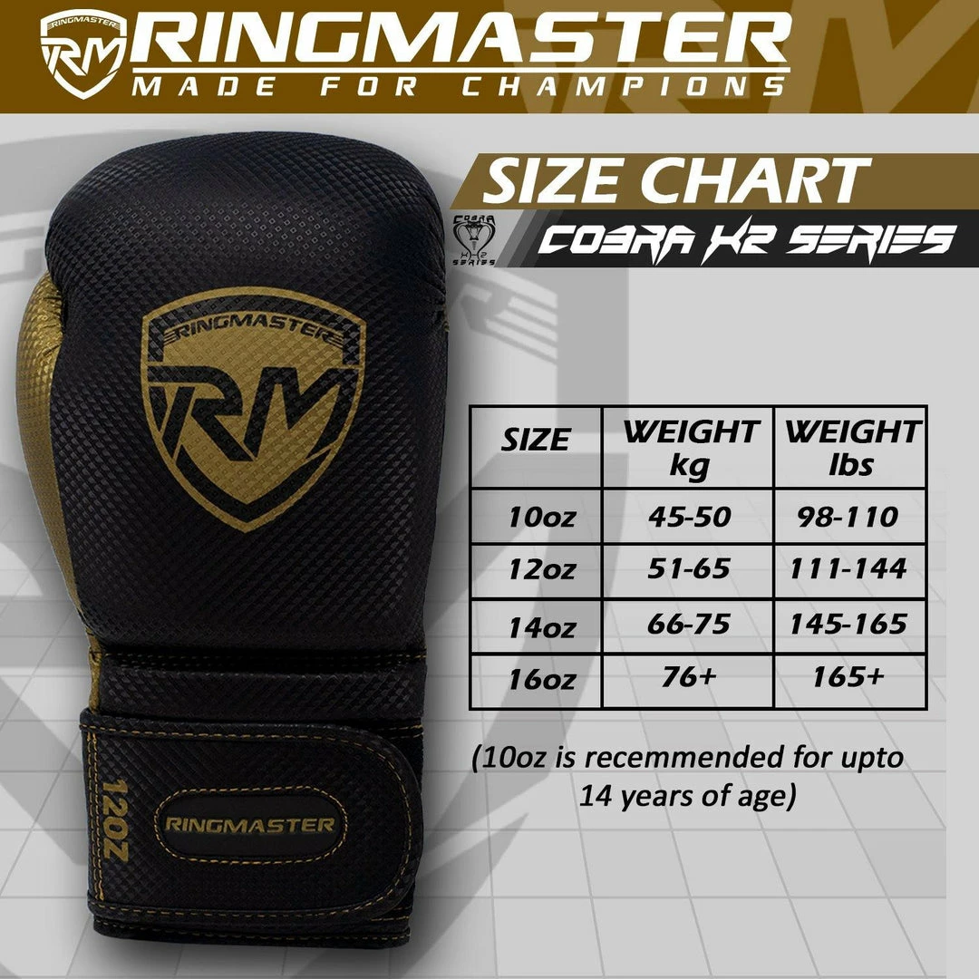 RingMaster Sports Cobra X2 Series Boxing Gloves
