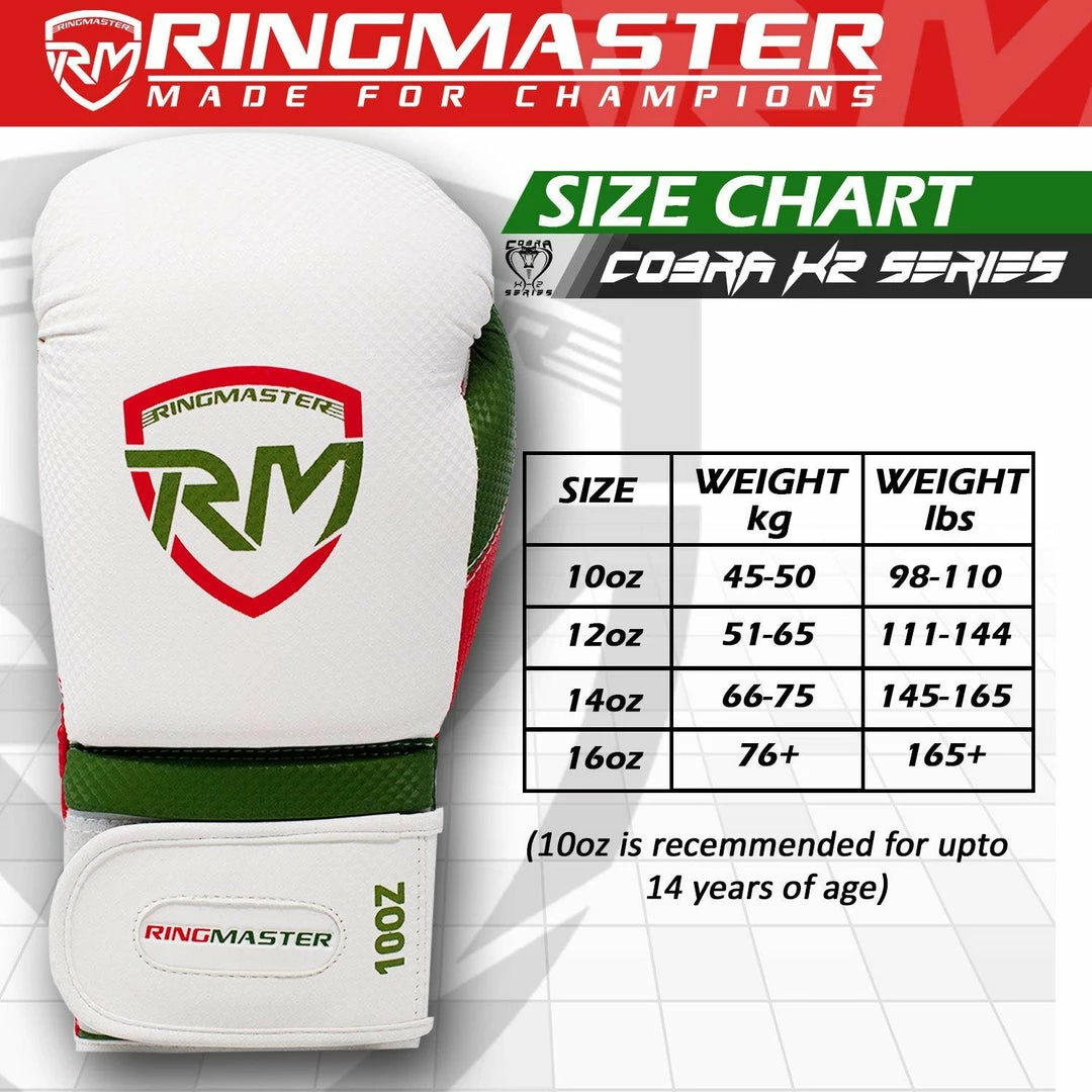 RingMaster Sports Cobra X2 Series Boxing Gloves