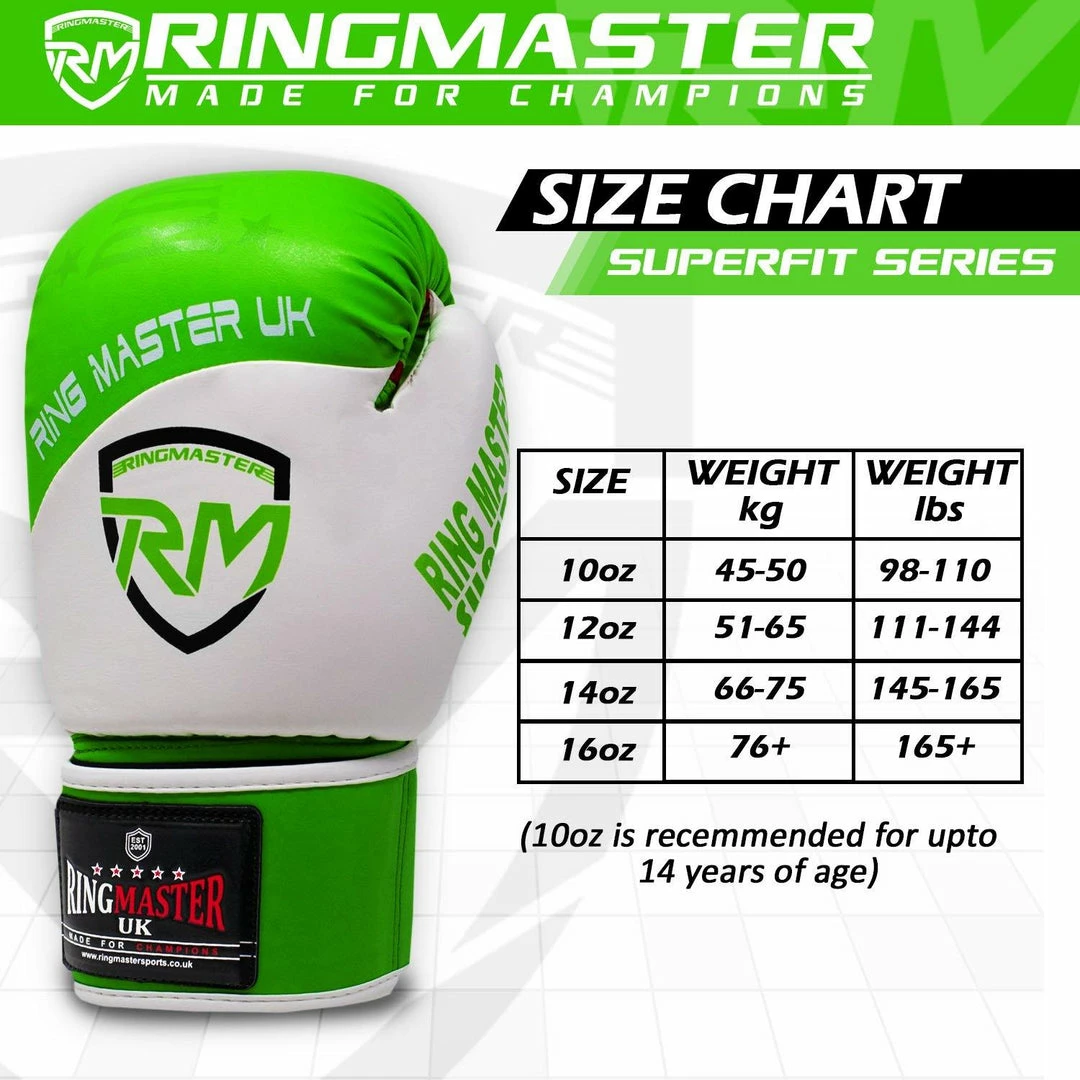 RingMaster Sports Boxing Gloves Superfit Series