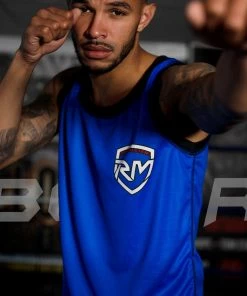 RingMaster Sports BoxR Kids Training Vests Blue