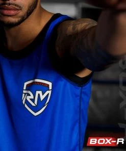 RingMaster Sports BoxR Kids Training Vests Blue