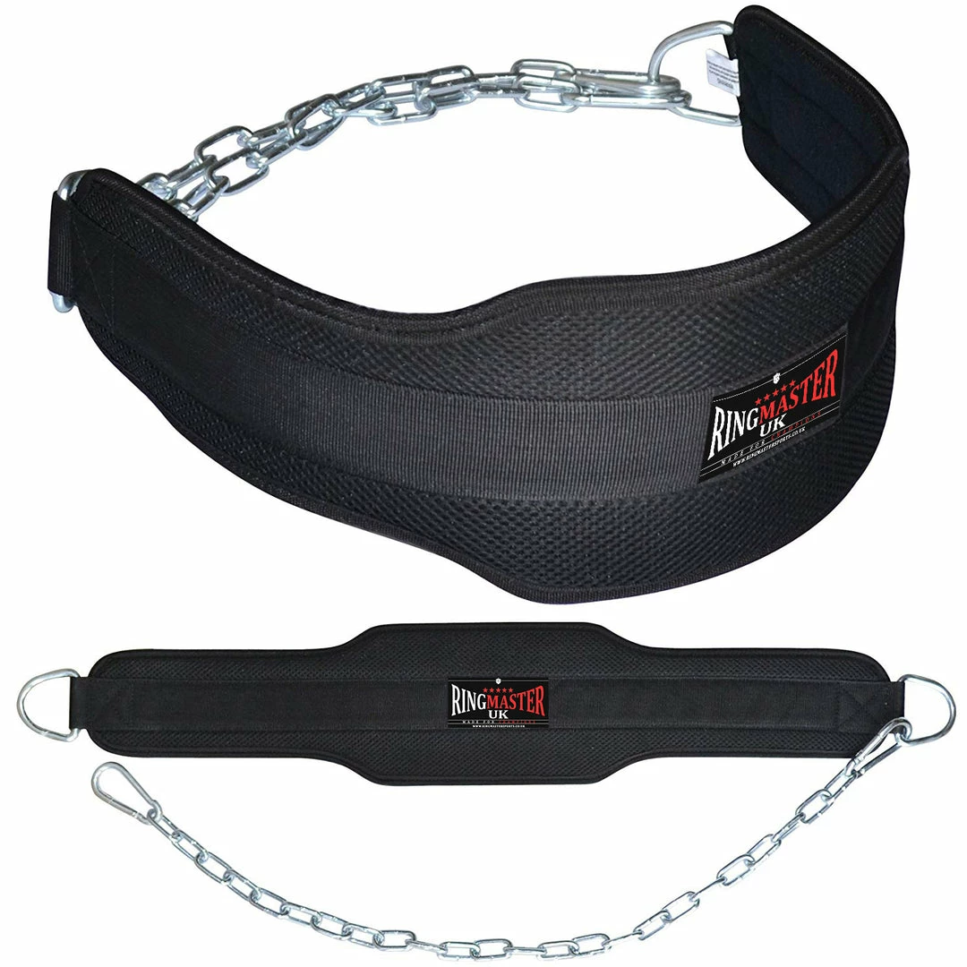 Fitness RingMaster Sports Weight Lifting Training Dipping Belt With Chain