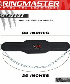 Fitness RingMaster Sports Weight Lifting Training Dipping Belt With Chain