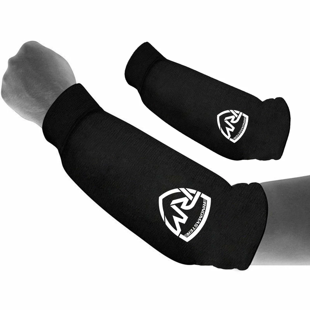 RingMaster Sports Elastic Forearm Support Pads Black