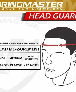 RingMaster Sports Boxing HeadGuard Black And Gold