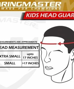 RingMaster Sports Kids Boxing HeadGuard Black And Gold