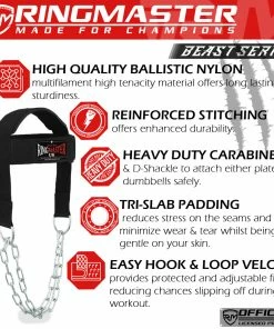 Fitness RingMaster Sports Weightlifting Head Harness One Size