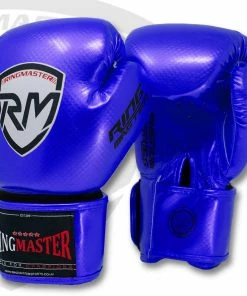 RingMaster Sports - Phenom Kids Boxing Gloves CarbonTech Blue