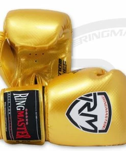 RingMaster Sports - Phenom Kids Boxing Gloves CarbonTech Gold