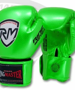 RingMaster Sports - Phenom Kids Boxing Gloves CarbonTech Green