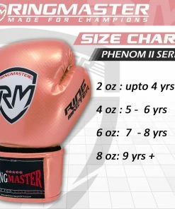 RingMaster Sports - Phenom Kids Boxing Gloves CarbonTech Pink