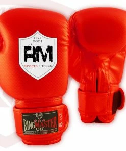 RingMaster Sports - Phenom 1 Kids Boxing Gloves CarbonTech Red