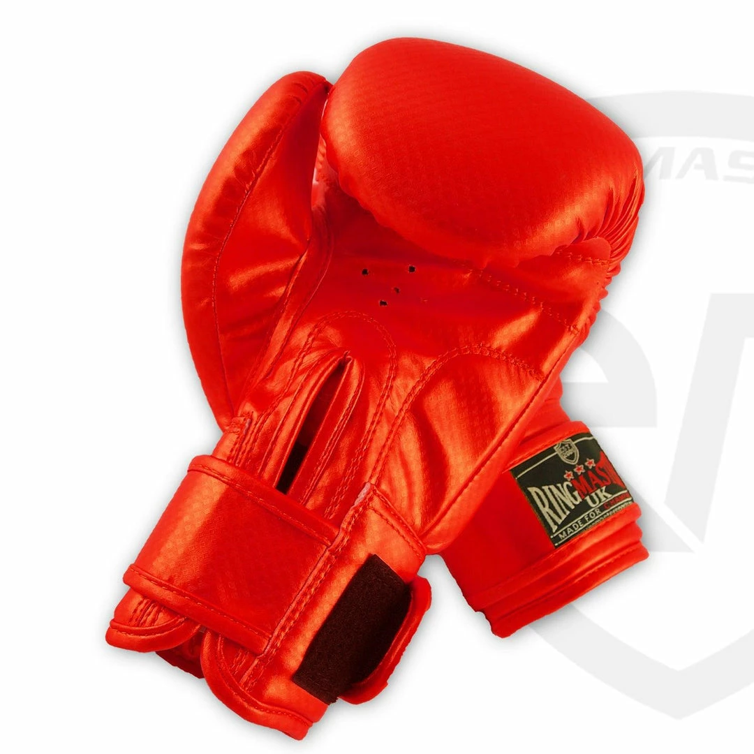 RingMaster Sports - Phenom 1 Kids Boxing Gloves CarbonTech Red
