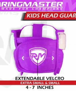 RingMaster Sports Kids Boxing HeadGuard Purple And White