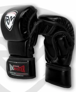 RingMaster Sports Warrior Series MMA Gloves 8oz Black