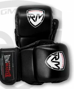 RingMaster Sports Warrior Series MMA Gloves 8oz Black