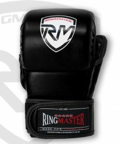 RingMaster Sports Warrior Series MMA Gloves 8oz Black