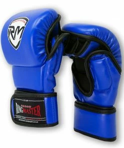 RingMaster Sports Warrior Series MMA Gloves 8oz Blue