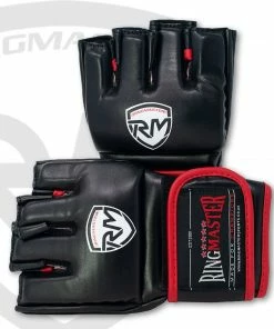 RingMaster Sports Warrior Series MMA Gloves 5oz Black