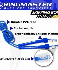 RINGMASTER SPORTS SKIPPING ROPE 3M BLUE