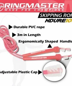 RINGMASTER SPORTS SKIPPING ROPE 3M PINK