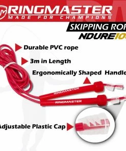 RINGMASTER SPORTS SKIPPING ROPE 3M RED Fitness
