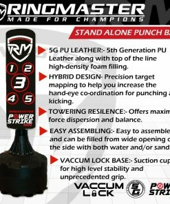 RingMaster Sports Free Standing Punch Bag Power Strike 1000 Punching Bag