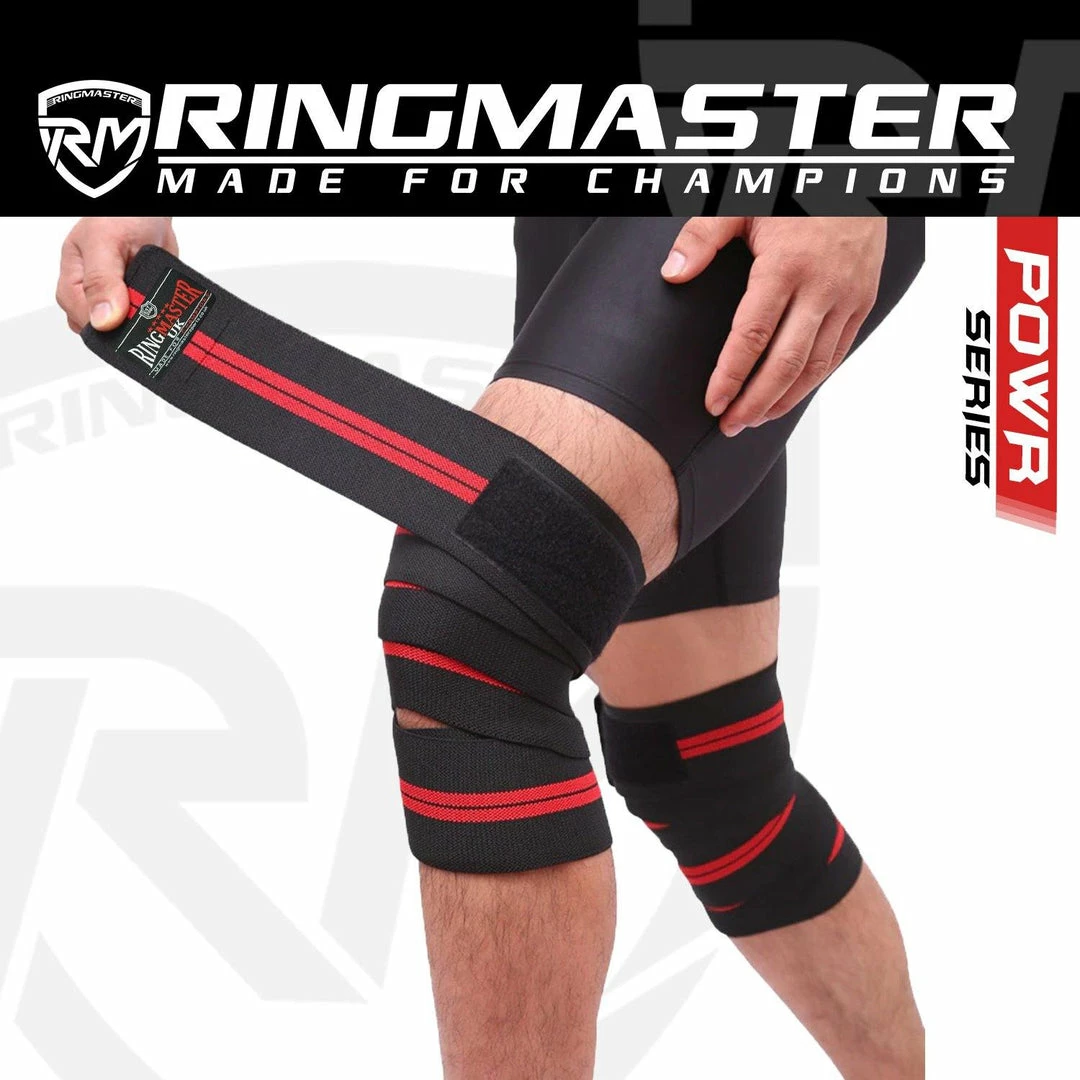 Fitness RingMaster Sports PowR Knee Support Wraps