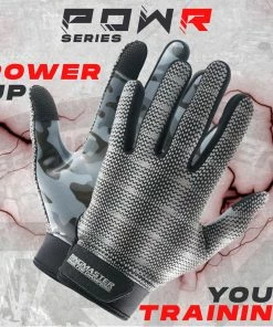 Fitness RingMaster Sports PowR Gym Training Gloves Grey Camo