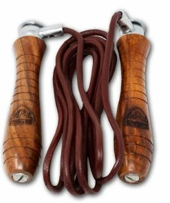 RingMaster Sports Heavy Duty Leather Skipping Rope
