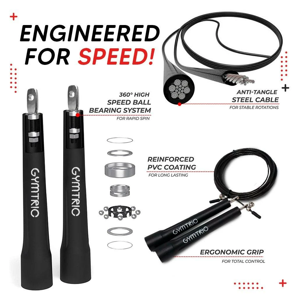 Fitness Ultra Speed Rope By RingMaster Sports
