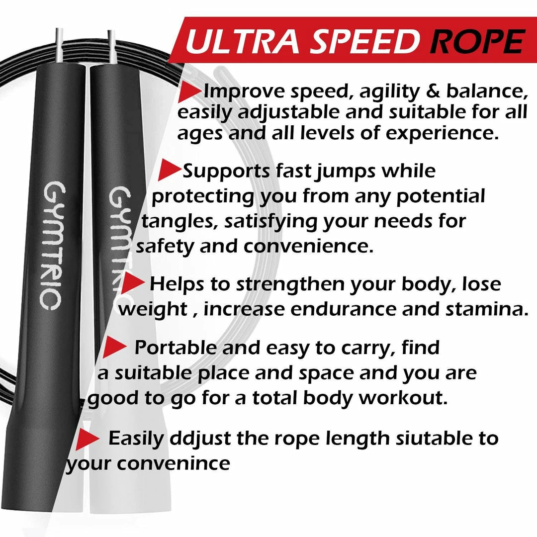 Fitness Ultra Speed Rope By RingMaster Sports