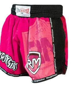 RingMaster Sports Warrior Kids Thai / Kickboxing Shorts Pink