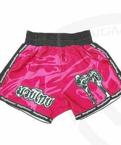 RingMaster Sports Warrior Kids Thai / Kickboxing Shorts Pink