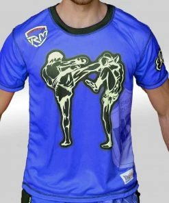 RingMaster Sports Warrior Kickboxing T-Shirt Blue