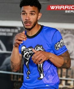 RingMaster Sports Warrior Kickboxing T-Shirt Blue
