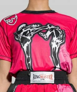RingMaster Sports Warrior Kickboxing T-Shirt Pink