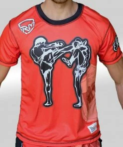 RingMaster Sports Warrior Kickboxing T-Shirt Red