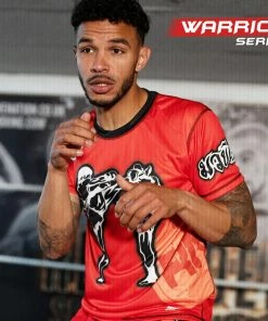 RingMaster Sports Warrior Kickboxing T-Shirt Red