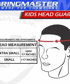 RingMaster Sports Kids Boxing HeadGuard Blue And White