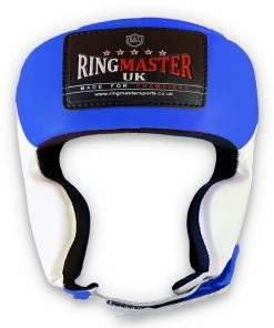 RingMaster Sports Kids Boxing HeadGuard Blue And White